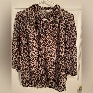 Sweet Pea Cheetah Blouse